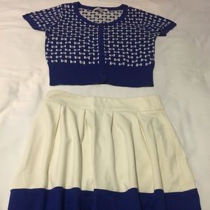 ⚡️Two piece skirt set⚡️